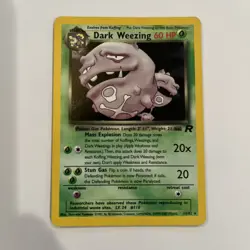 Pokemon TCG Dark Weezing Team Rocket 14/82 Holo Unlimited Holo Rare - Image 1