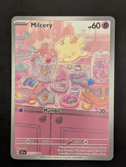 2024 Pokemon TCG Milcery 152/142 Scarlet & Violet: Stellar Crown Illustration Ra - Image 1