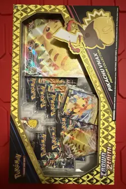 Pokemon Crown Zenith Pikachu VMAX Premium Collection Factory Sealed - Image 4