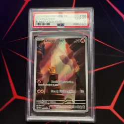 2023 POKEMON MEW EN-151 ILLUSTRATION RARE #168 CHARMANDER PSA 10 - Image 1