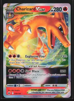 Pokemon Charizard VSTAR 019/159 Crown Zenith Ultra Rare Holo NM - Image 1