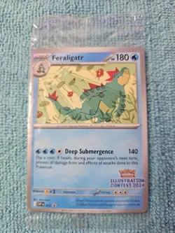 2024 Pokemon Illustration Contest SEALED! Feraligatr, Pikachu & Toxtricity EX - Image 1