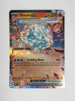 Pokemon TCG Obsidian Flames Eiscue EX 042/197 Near Mint - Image 1