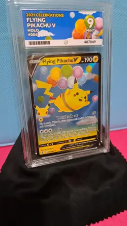 Pokemon TCG Flying Pikachu v Celebrations 006/025 ACE 9 - Image 3