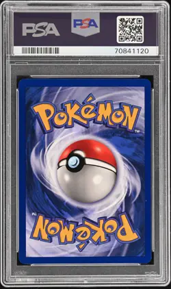 1999 POKEMON FOSSIL 1ST ED #3 DITTO-HOLO PSA 8 - Image 2