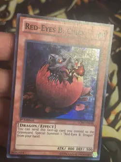 Yugioh: Red-Eyes B. Chick - LCJW-EN038 - Super Rare - 1st Edition - MP - Image 4