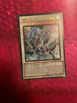 | Yugioh Trishula, Zero Dragon of the Ice Barrier SDFC-EN041 Ultra Rare NM - Image 1