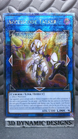 | Yugioh Accesscode Talker RA04-EN079 1st Quarter Century Secret NM/M 🔥 | - Image 1