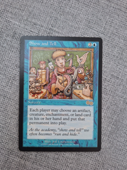 Show and Tell Urza's Saga Magic the gathering Card Rare - Image 1