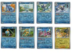 Pokemon Stellar Crown Complete Reverse Holo Set 125 Cards - Image 5