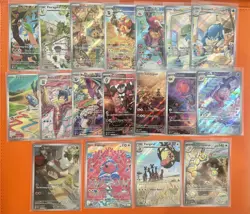 Pokemon TCG Paldea evolved - illustration Rare bundle (18 Cards) - All near Mint - Image 1