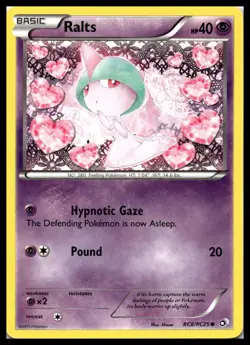 Ralts RC8/RC25 Legendary Treasures Tinsel Holo Pokemon Card | LP - Image 1
