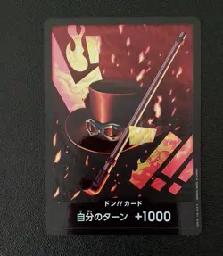 Sabo Texured Foil Don Japanese PRB01 One Piece Card - Image 3