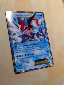 Pokemon TCG Ash-Greninja EX XY Black Star Promo XY133 Holo Card TCG Regular Size - Image 4