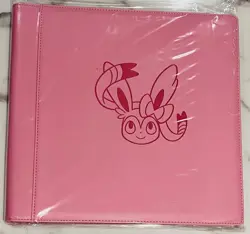 Pokemon Sylveon Eevee GX Advanced theme 480 Slots Card Sealed Binder Sleeve J70 - Image 1
