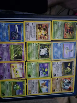 Pokemon TCG Vintage Lot Lapras Holo Mp Vintage Assortment Wotc Pokemon Cards - Image 1