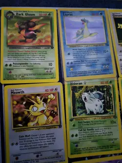 Pokemon TCG Vintage Lot Lapras Holo Mp Vintage Assortment Wotc Pokemon Cards - Image 2