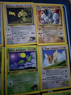 Pokemon TCG Vintage Lot Lapras Holo Mp Vintage Assortment Wotc Pokemon Cards - Image 3