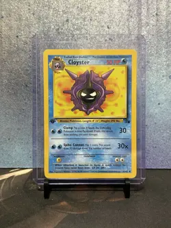 Pokemon Card Cloyster Fossil 1st Edition Uncommon 32/62 LP+ - Image 1
