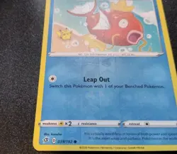 Magikarp 039/192 Reverse Holo Rebel Clash Pokemon Card LP - Image 5