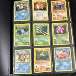 Huge Vintage Pokemon Collection Lot Binder Included 360 Cards Base Set, Fossil - Image 1