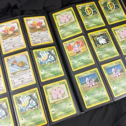 Huge Vintage Pokemon Collection Lot Binder Included 360 Cards Base Set, Fossil - Image 4