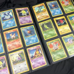 Huge Vintage Pokemon Collection Lot Binder Included 360 Cards Base Set, Fossil - Image 5