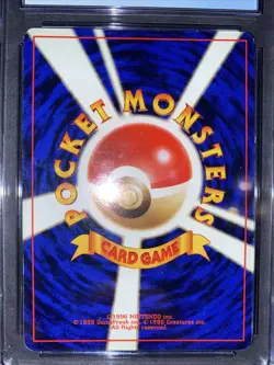 1996 Blastoise Japanese Pokemon Card BASE SET Holo No.009 CGC GRADED 6.5 NM+ - Image 5