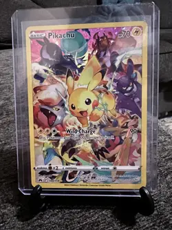 Pokemon Pikachu TCG Full Art Secret Rare Holo Card 160/159 Crown Zenith - Image 2