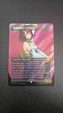 MTG - Yuna, Hope Of Spira - SURGE FOIL - Final Fantasy - FIN 0549- M/NM - Image 1