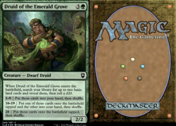 Magic the Gathering -MTG- Foil Druid of the Emerald Grove - Image 1