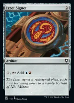 Izzet Signet 863 (Regular) MTG Battle For Baldur's Gate NM - Image 1