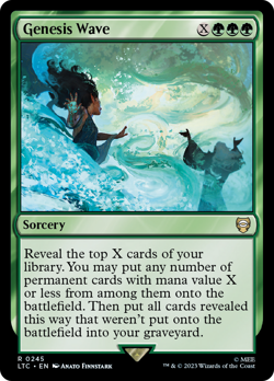 Genesis Wave [The Lord of the Rings: Tales of Middle-Earth Commander] Magic MTG - Image 1