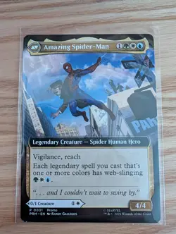 Magic The Gathering Peter Parker Amazing Spider Man Exclusive Promo NYCC 2025 - Image 1