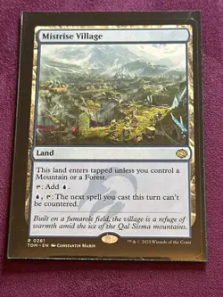 MTG magic 1x Mistrise Village (M/NM) Tarkir Dragonstorm - Image 3