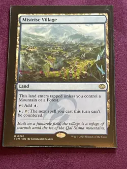MTG magic 1x Mistrise Village (M/NM) Tarkir Dragonstorm - Image 4