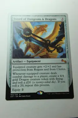 MTG Sword of Dungeons & Dragons x1- -Unstable-Lightly Played - Image 1