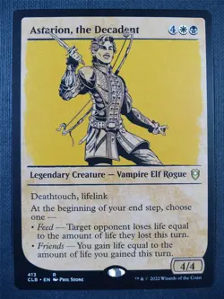 1x SHOWCASE ASTARION, THE DECADENT - Commander - MTG - Magic the Gathering - Image 1