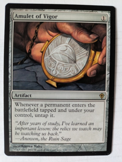 Amulet of Vigor Worldwake MTG NM Free shipping with tracking - Image 1