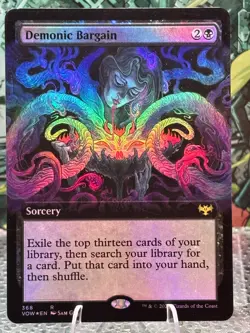 Demonic Bargain (Extended Art) Innistrad: Crimson Vow Foil - Image 1