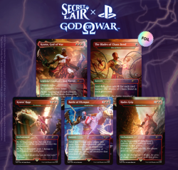 🔥 MTG Magic the Gathering Secret Lair God of War: Greek Foil Edition - Image 1