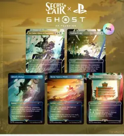 MTG Secret Lair PlayStation Ghost of Tsushima Foil Edition Presale Confirmed - Image 1