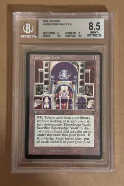Knowledge Vault - Legends - MTG - BGS 8.5. NM-MT+. - Image 1