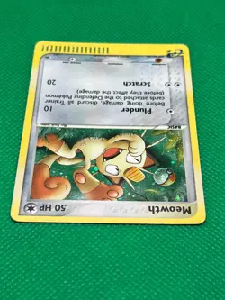 Pokemon Tcg Meowth(Swirl) 013 Black Star Promo E-Series - Image 5