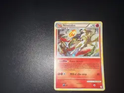 Pokemon TCG Ninetales Card Heart Gold Soul Silver Holo Rare 7/123 - Image 1