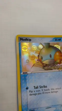 Pokemon TCG Mudkip 56/106 Ex Emerald Reverse Holo Stamped NM/LP - Image 2