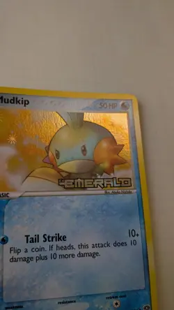 Pokemon TCG Mudkip 56/106 Ex Emerald Reverse Holo Stamped NM/LP - Image 3