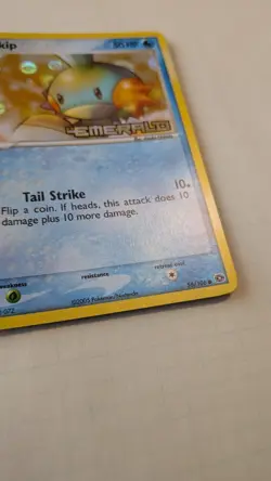 Pokemon TCG Mudkip 56/106 Ex Emerald Reverse Holo Stamped NM/LP - Image 5