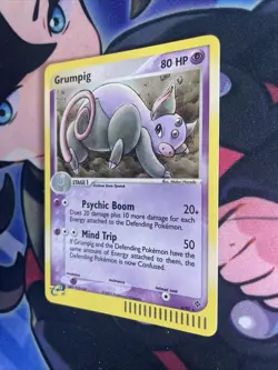 Pokemon TCG 2003 GRUMPIG 6/97 EX Dragon Rare Holo WotC Mint NM/Mint - Image 3