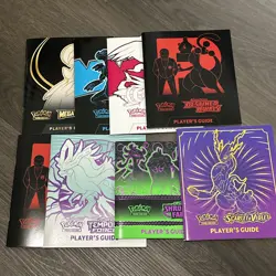 Pokemon ETB Players Guide Lot Of 8 Scarlet & Violet, Mega Evolution - Image 1